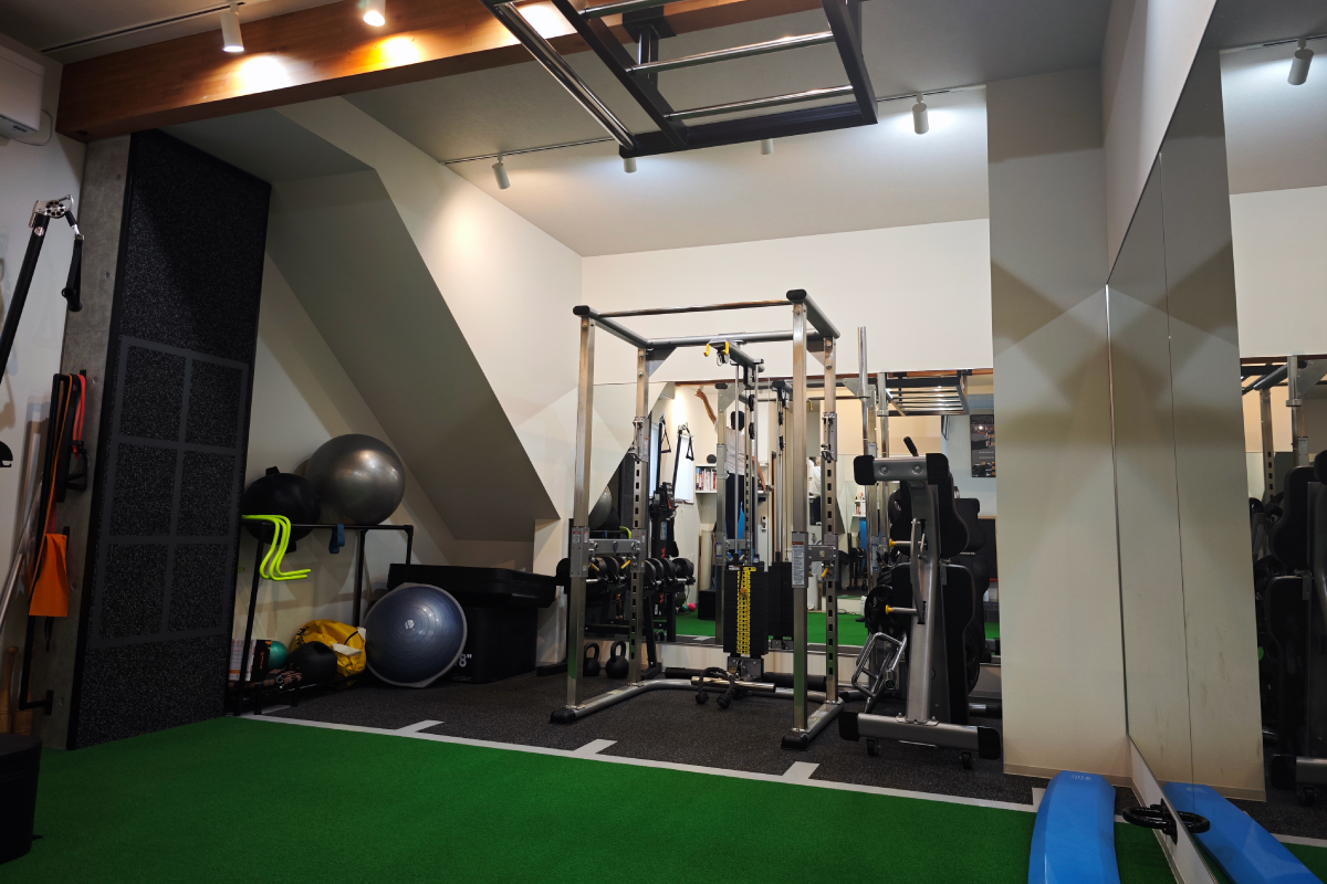 内装（集中できるコンディショニング空間）